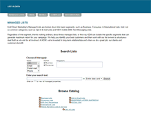 Tablet Screenshot of lists.krolldirect.com